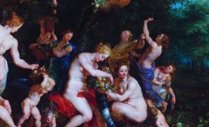 Un tableau avec des nus