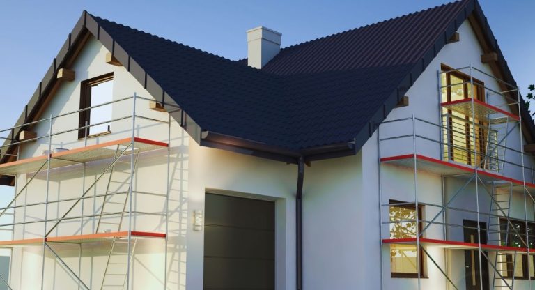 Un ravalement de façade sur la fin